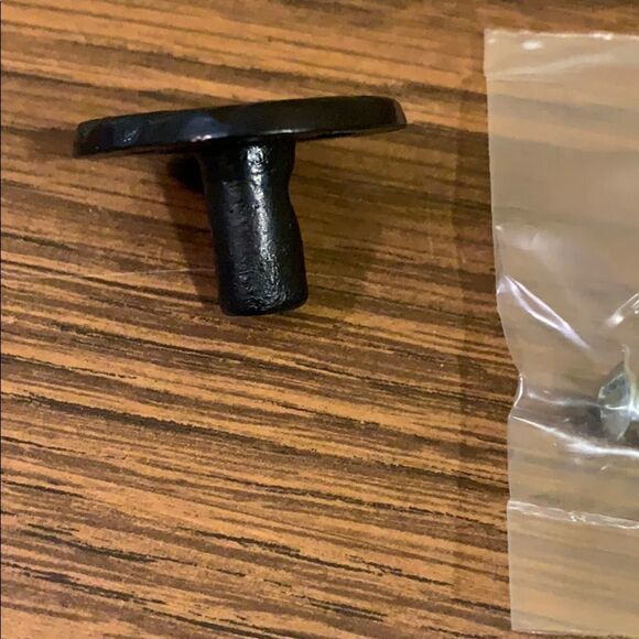 Black Swirl Metal Knobs - Picture 2 of 4